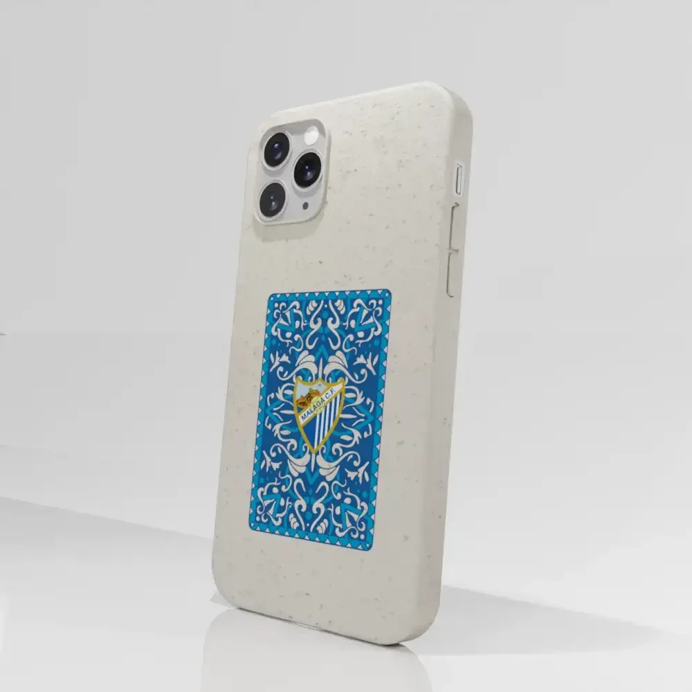 Malaga CF Official Compostable Phone Case Blue Card - Image 46