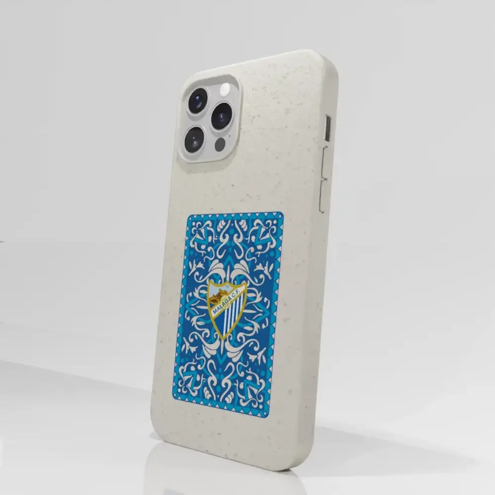 Malaga CF Official Compostable Phone Case Blue Card - Image 50