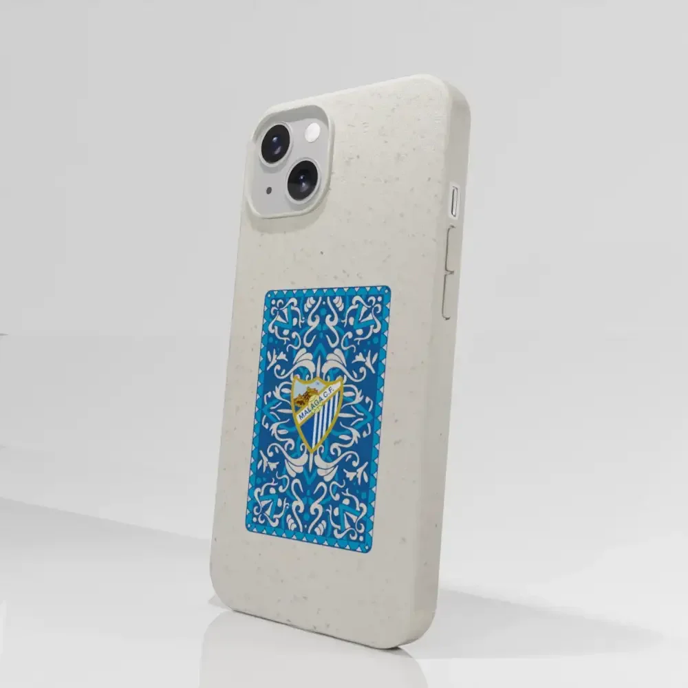 Malaga CF Official Compostable Phone Case Blue Card - Image 53