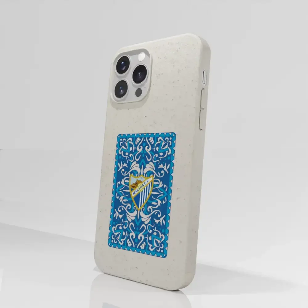 Malaga CF Official Compostable Phone Case Blue Card - Image 55