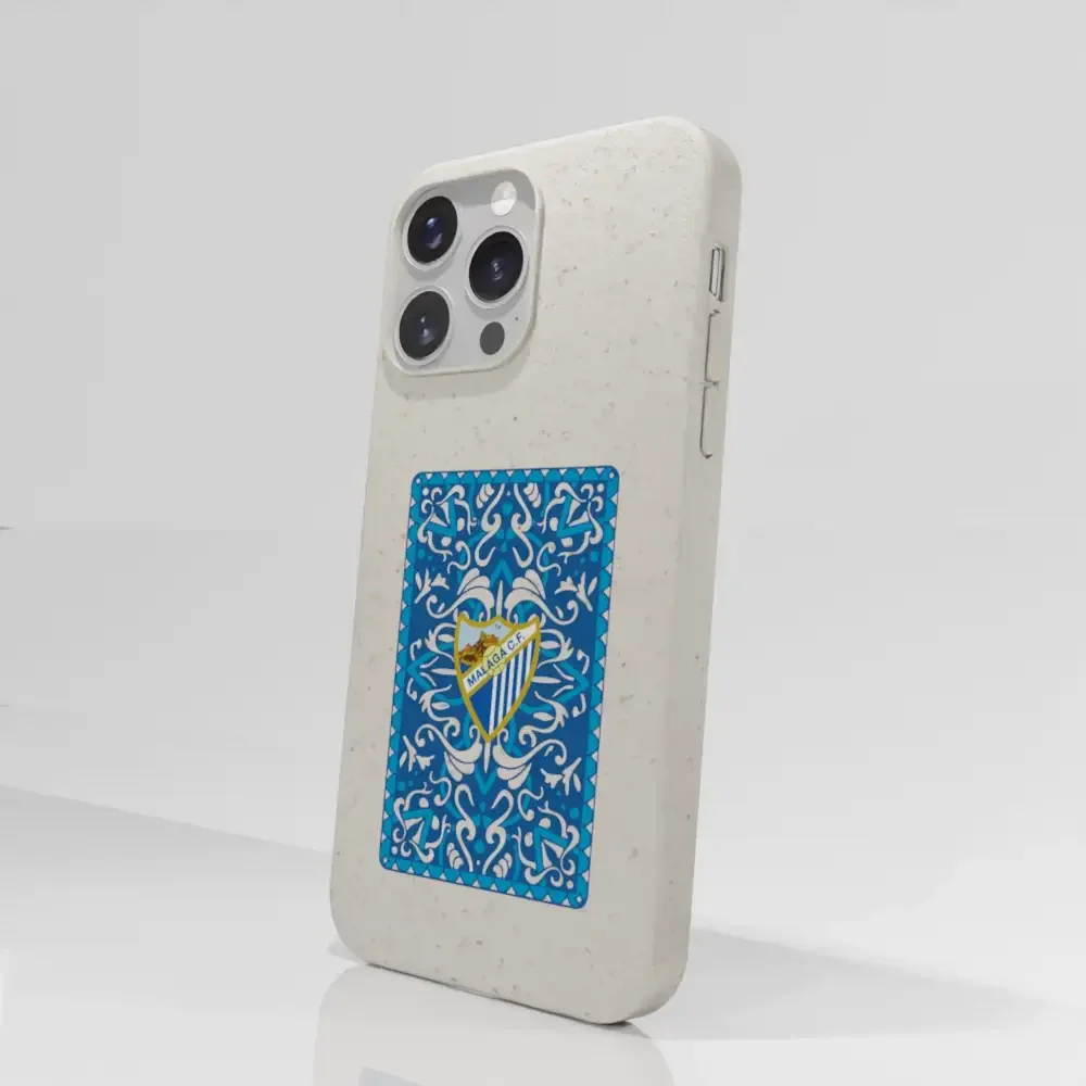 Malaga CF Official Compostable Phone Case Blue Card - Image 59