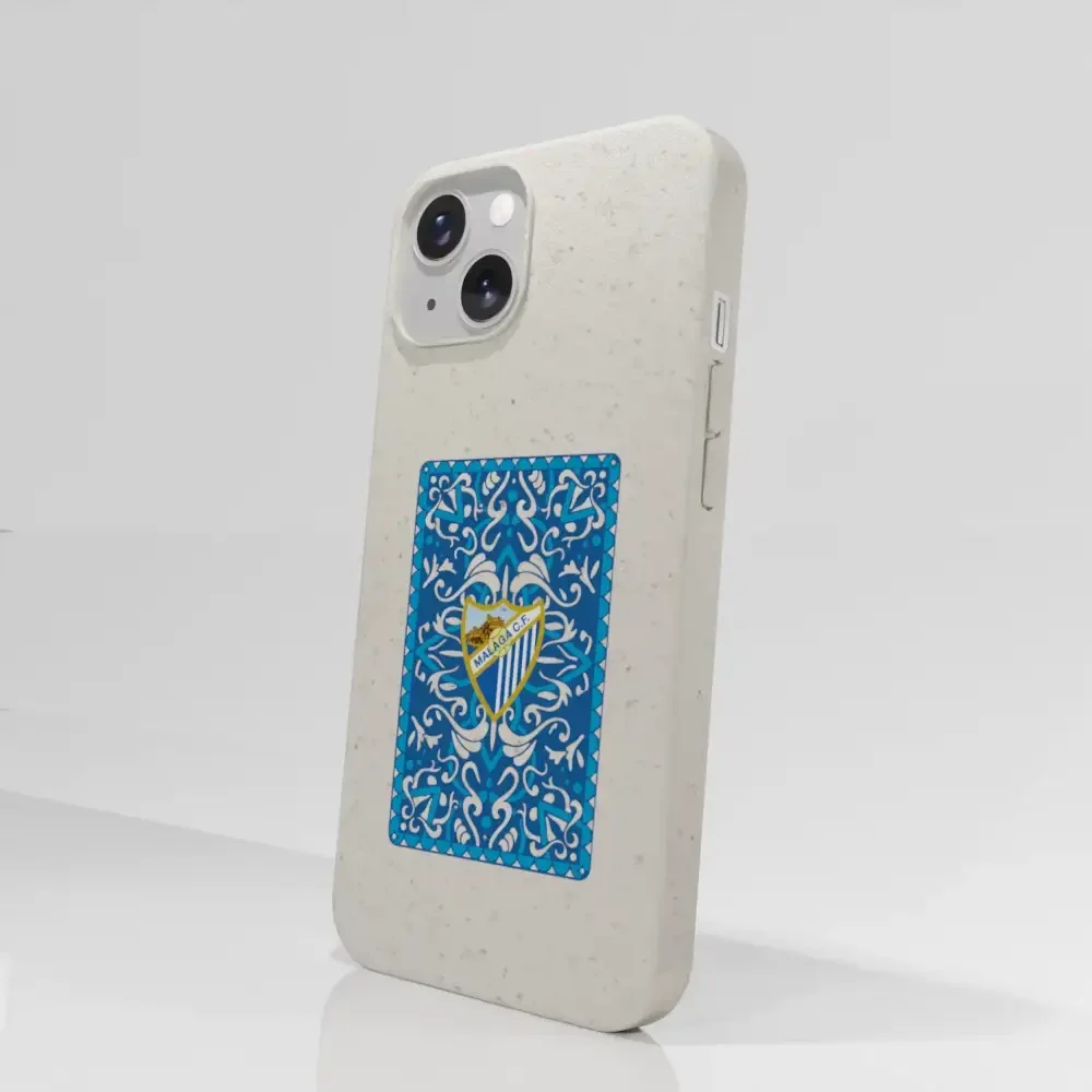 Malaga CF Official Compostable Phone Case Blue Card - Image 60