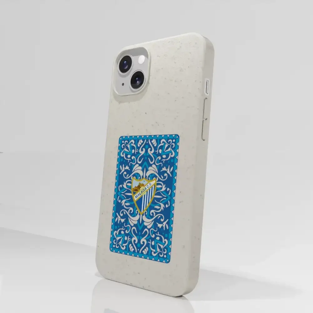 Malaga CF Official Compostable Phone Case Blue Card - Image 61