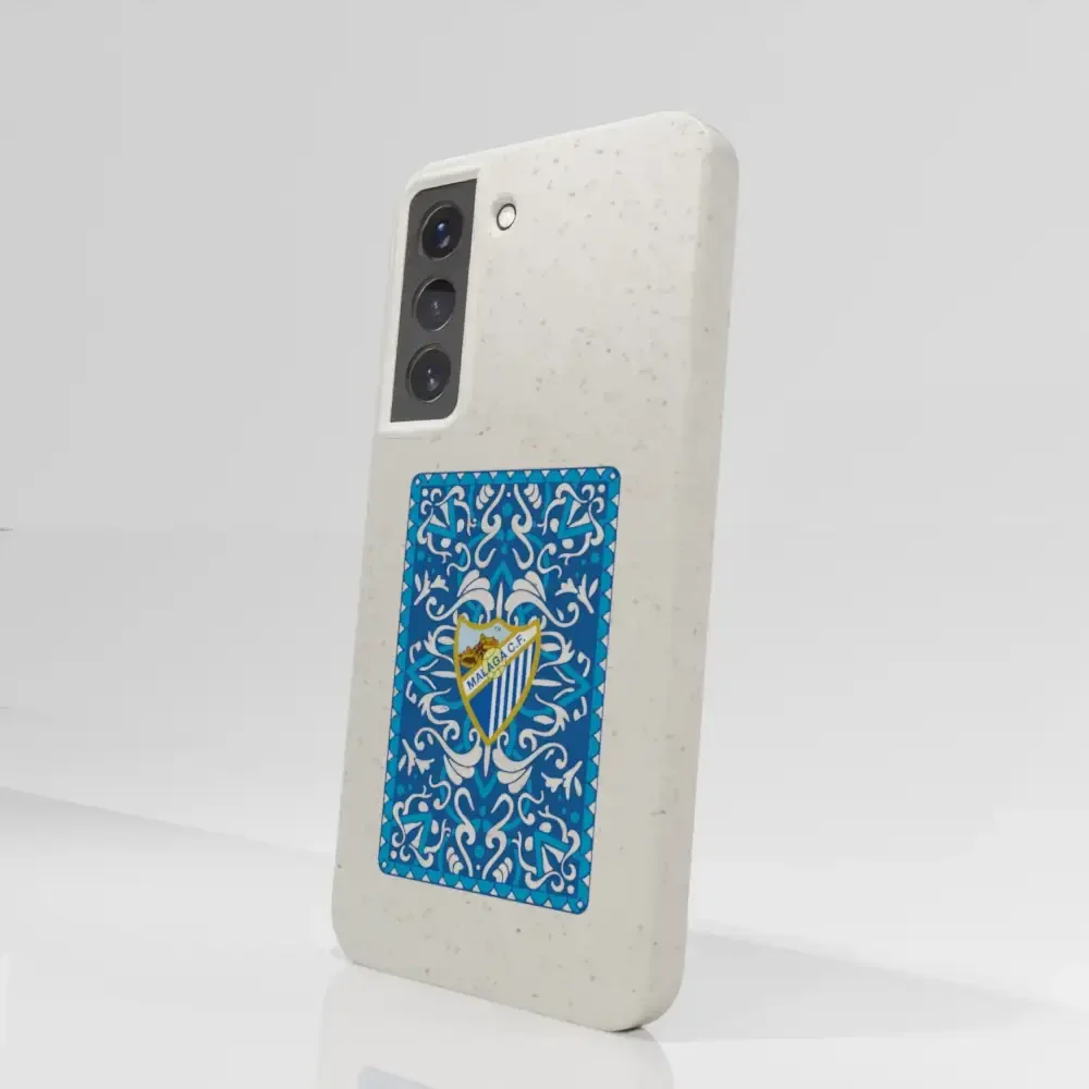 Malaga CF Official Compostable Phone Case Blue Card - Image 73
