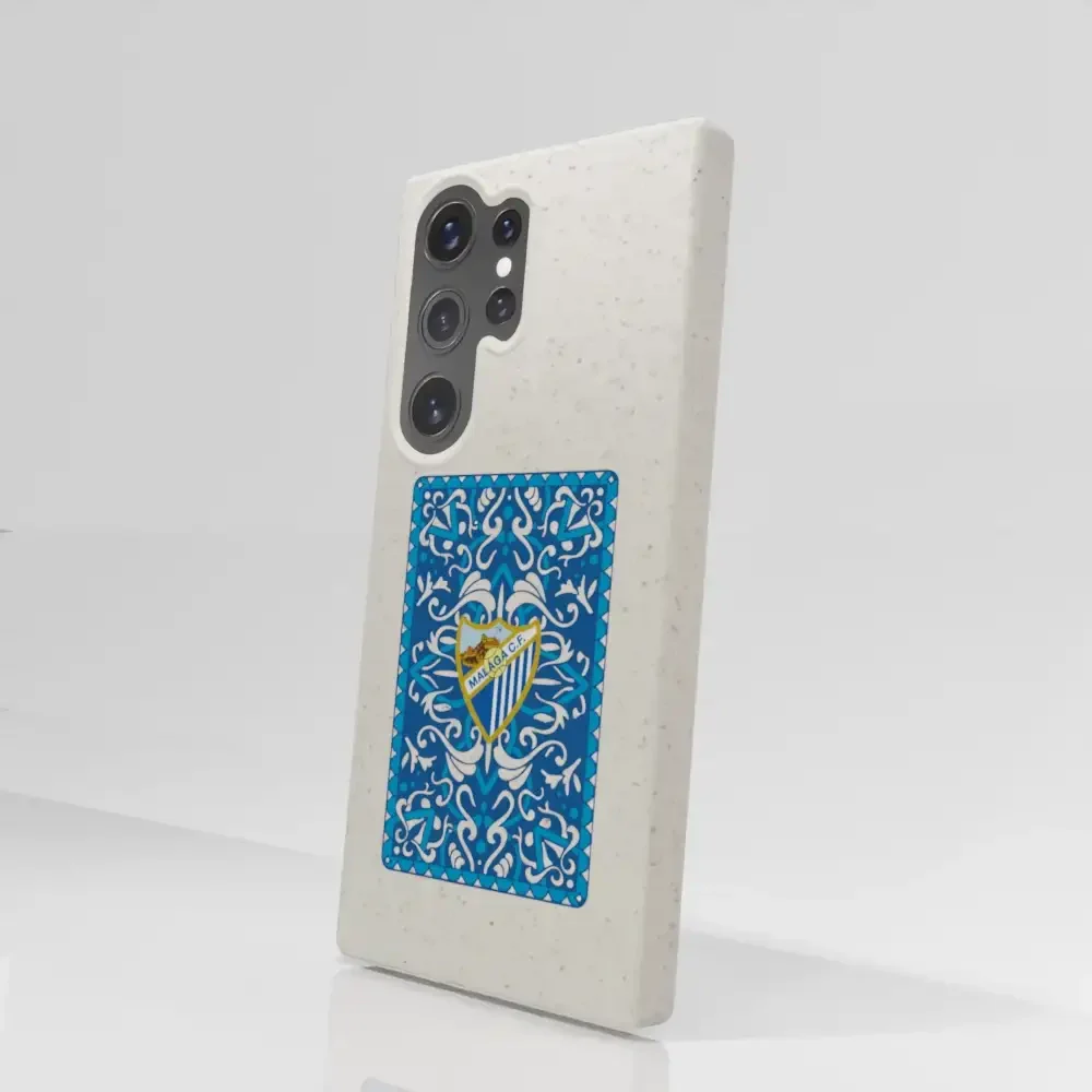 Malaga CF Official Compostable Phone Case Blue Card - Image 77