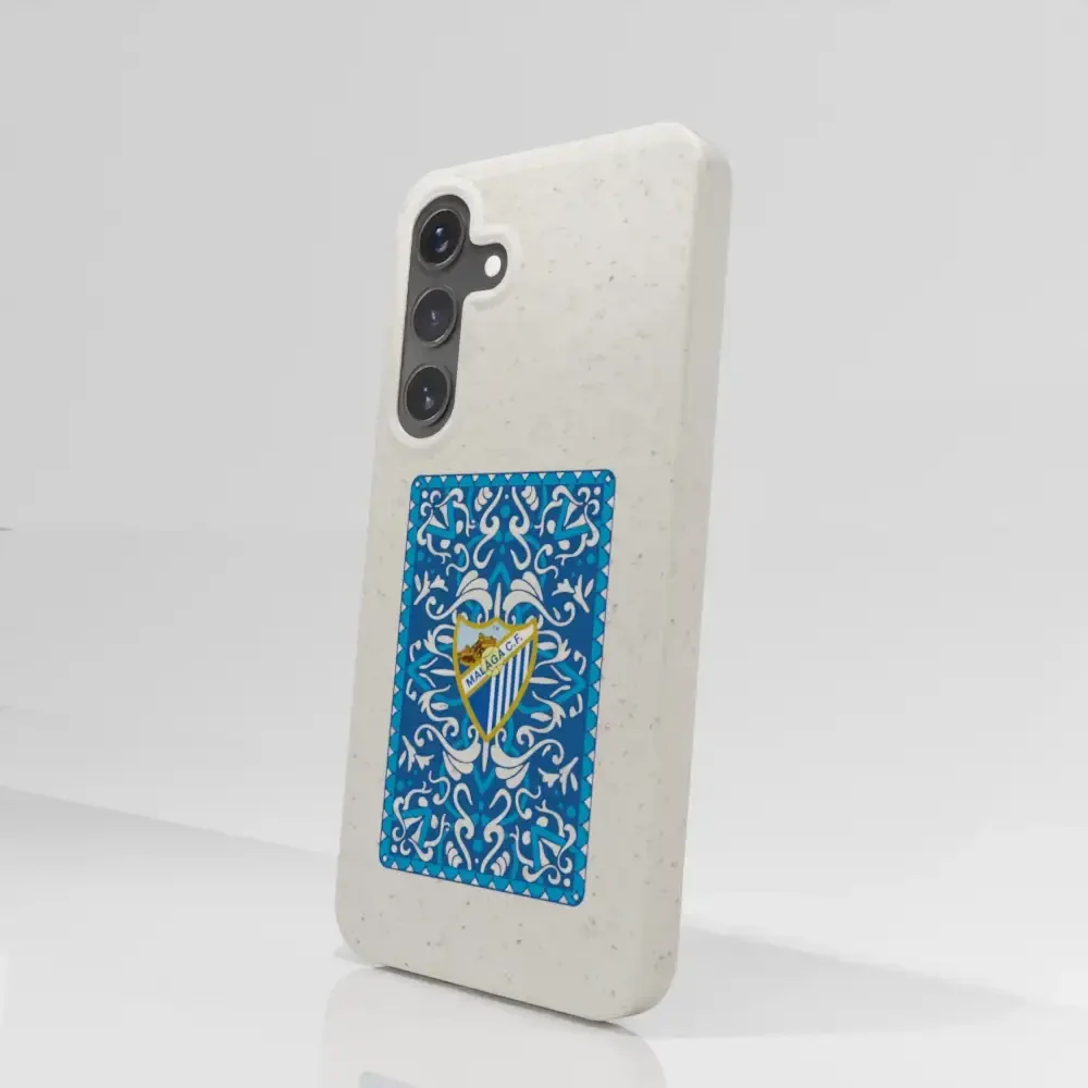 Malaga CF Official Compostable Phone Case Blue Card - Image 82