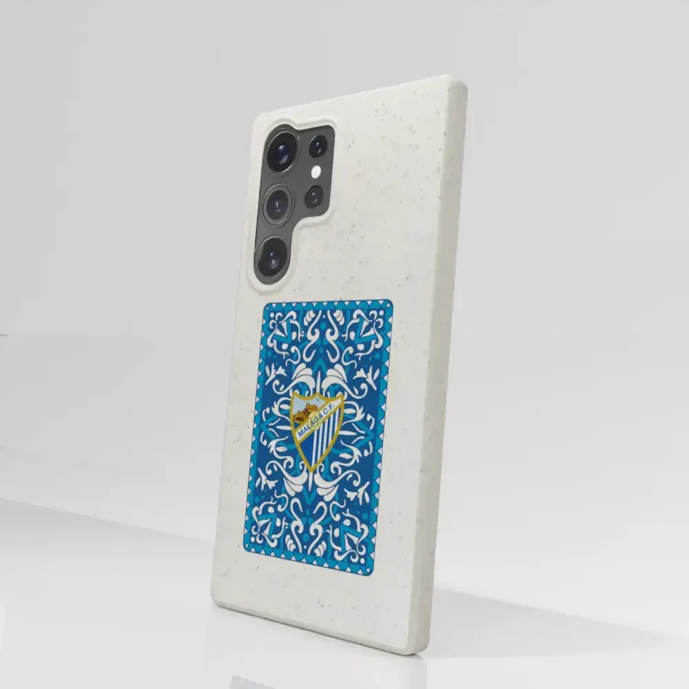 Malaga CF Official Compostable Phone Case Blue Card - Image 83