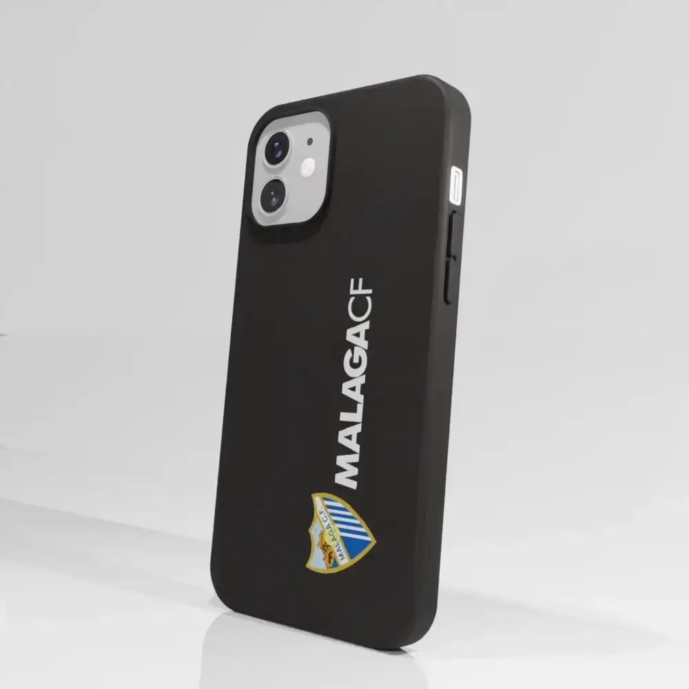 Malaga CF Official Compostable Phone Case Blue and Gold Crest - Image 48
