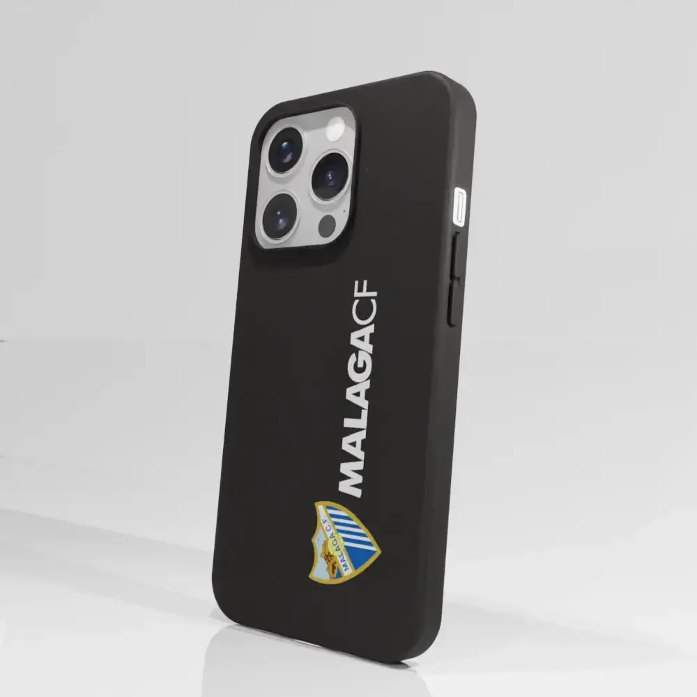 Malaga CF Official Compostable Phone Case Blue and Gold Crest - Image 65