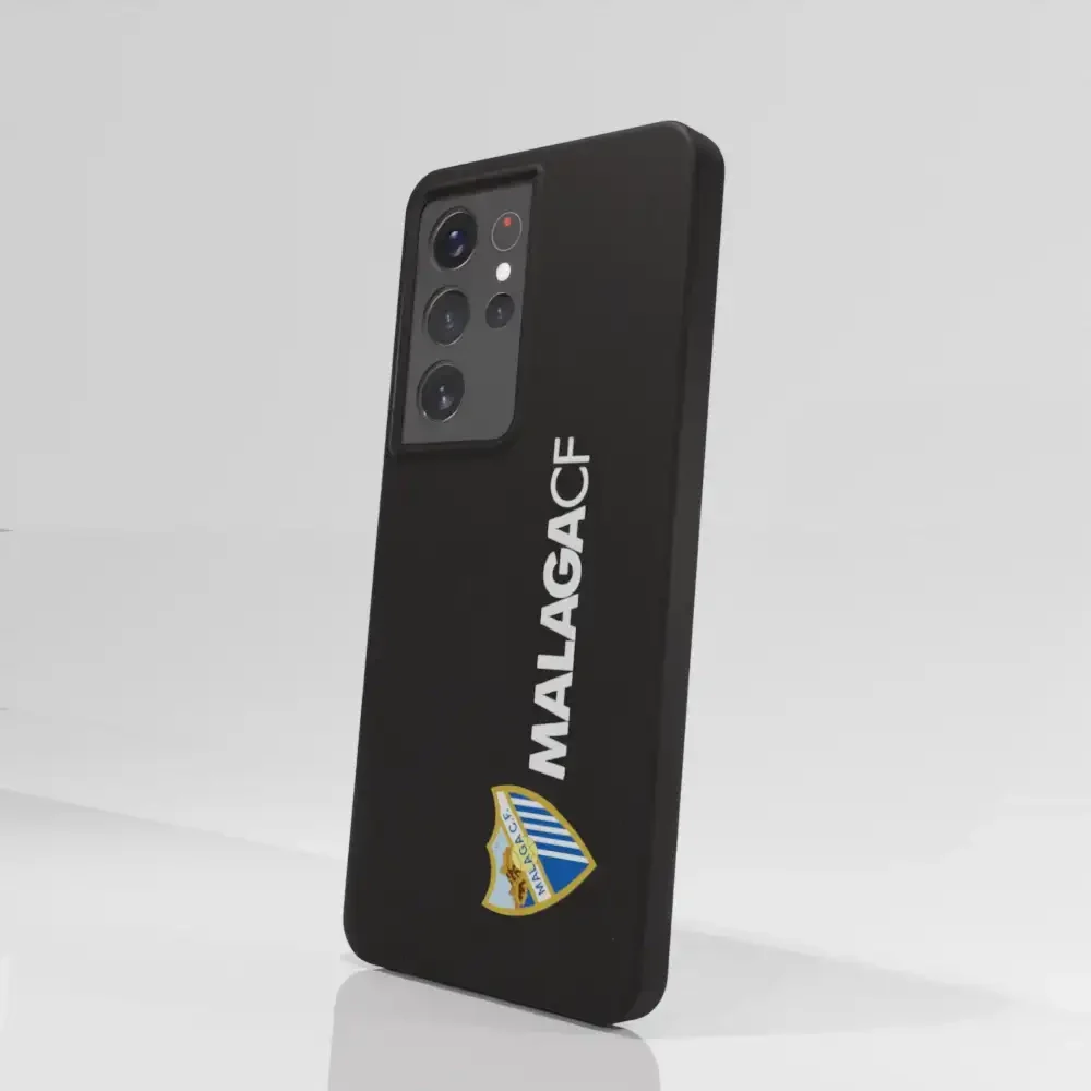 Malaga CF Official Compostable Phone Case Blue and Gold Crest - Image 69