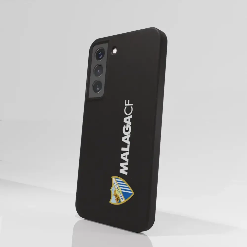 Malaga CF Official Compostable Phone Case Blue and Gold Crest - Image 70