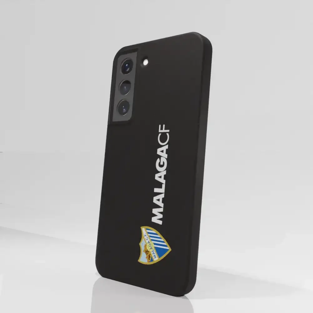 Malaga CF Official Compostable Phone Case Blue and Gold Crest - Image 71