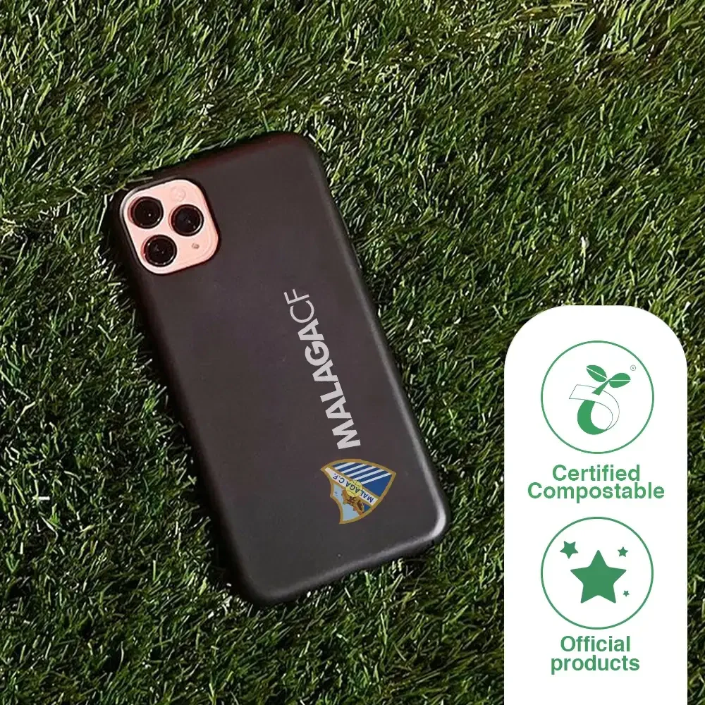Malaga CF Official Compostable Phone Case Blue and Gold Crest - Image 82