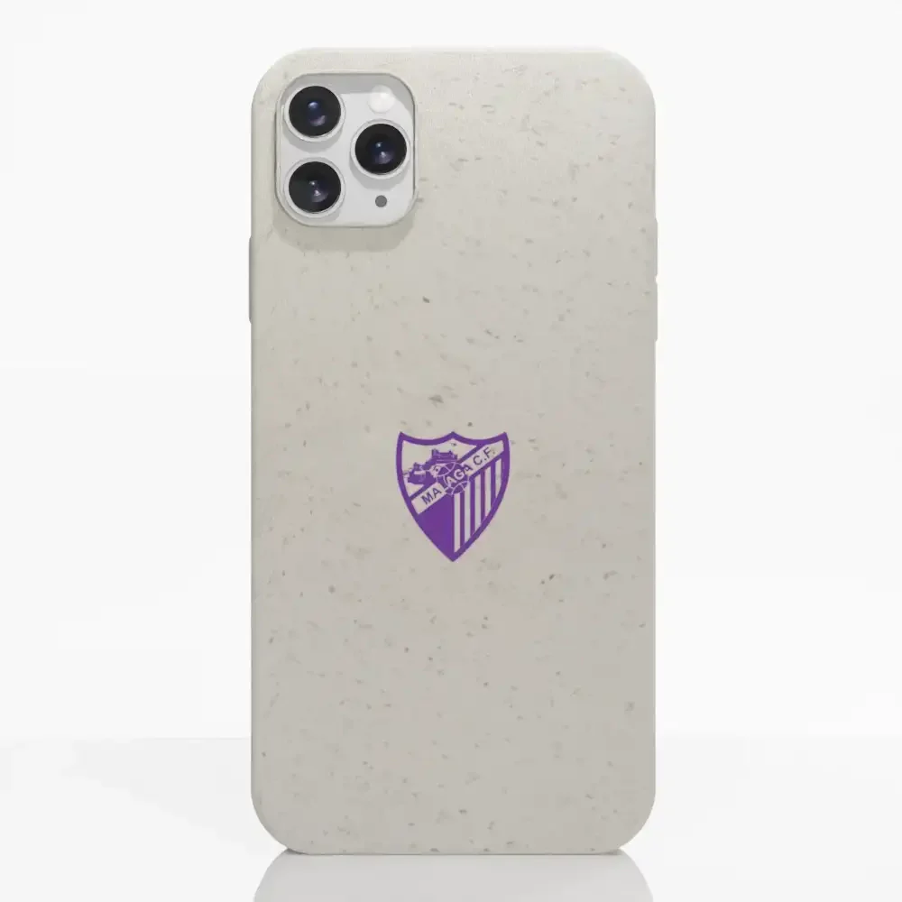 Málaga CF Official Compostable Phone Case Design Purple crest - Image 3