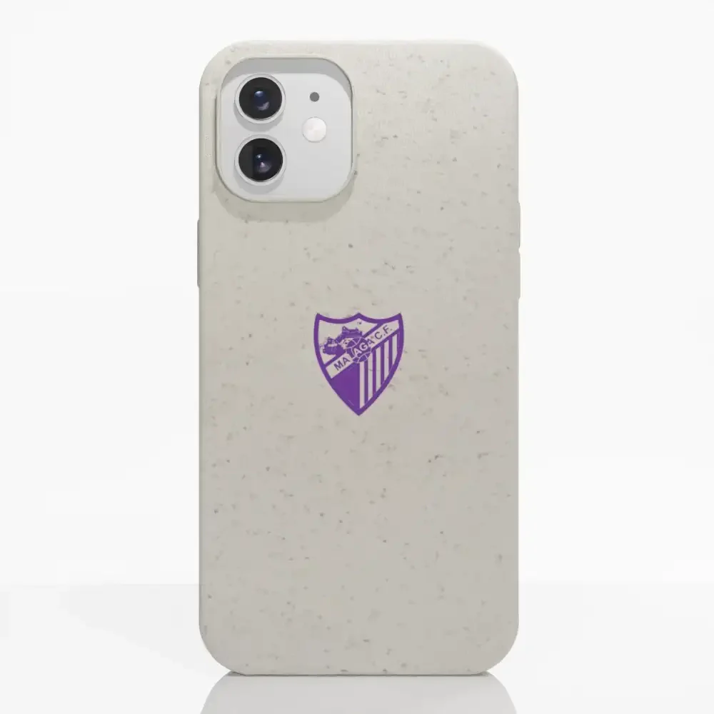 Málaga CF Official Compostable Phone Case Design Purple crest - Image 4
