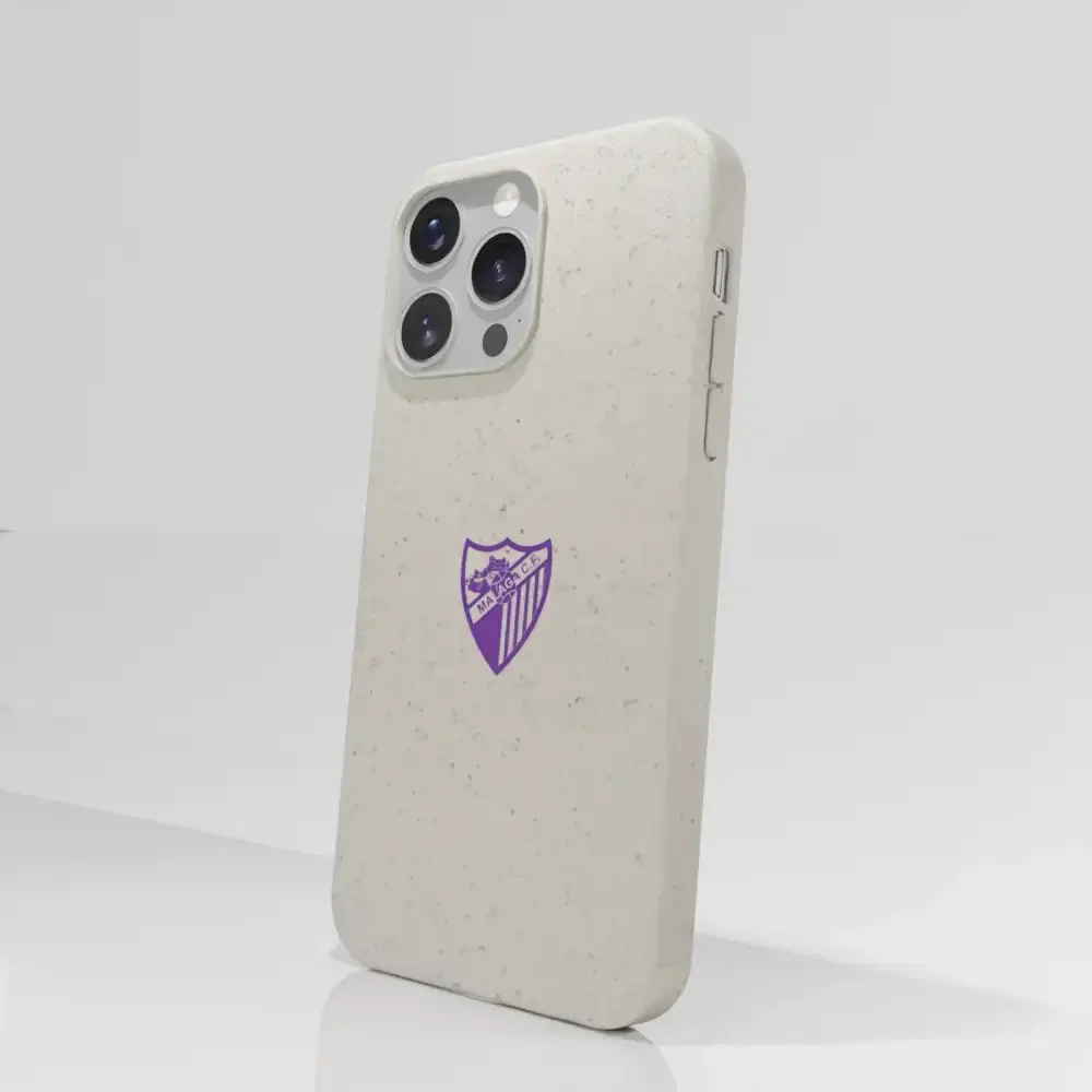 Málaga CF Official Compostable Phone Case Design Purple crest - Image 59