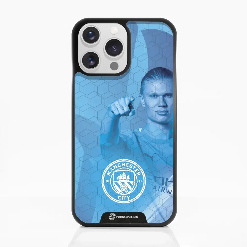 Man City Official 3D Phone Case Design Haaland - Image 14