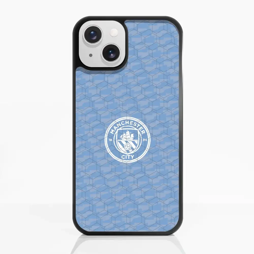 Man City Official 3D Phone Case Design Light Blue Flag Pattern - Image 8
