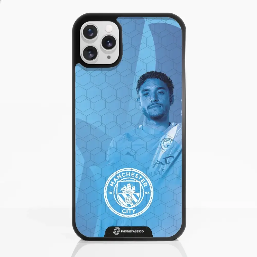 Man City Official 3D Phone Case Design Marmoush - Image 3