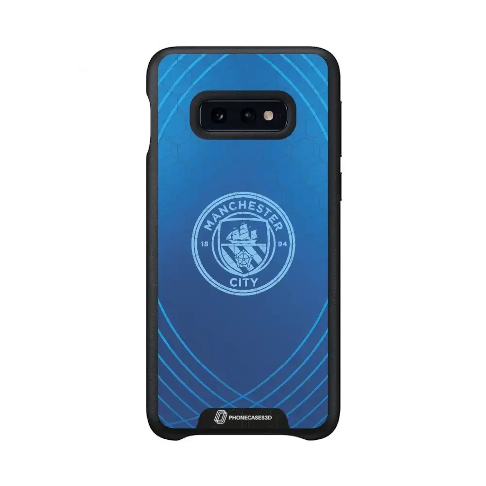 Man City Official 3D Phone Case Design Metalic Blue - Image 45