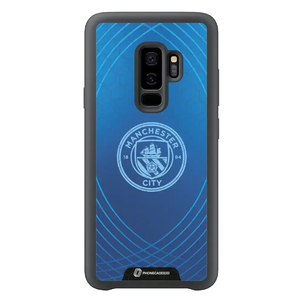 Man City Official 3D Phone Case Design Metalic Blue - Image 68