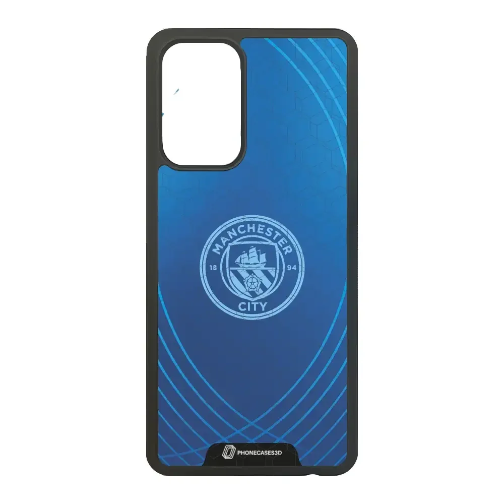 Man City Official 3D Phone Case Design Metalic Blue - Image 71