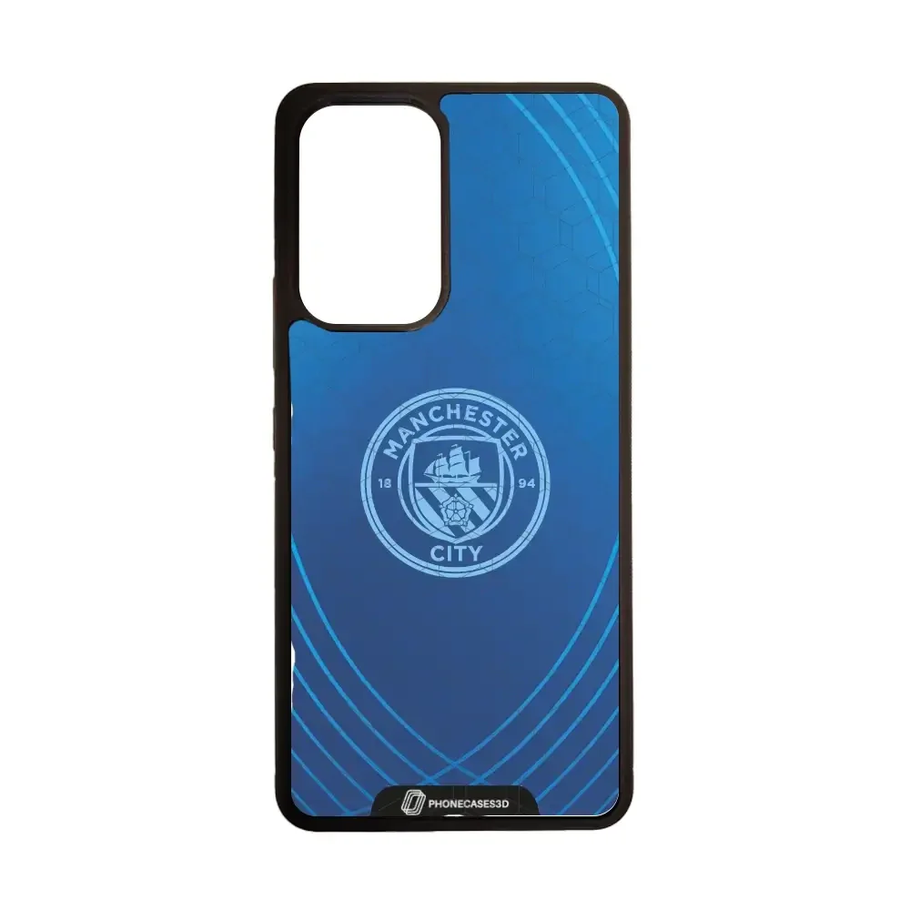 Man City Official 3D Phone Case Design Metalic Blue - Image 72