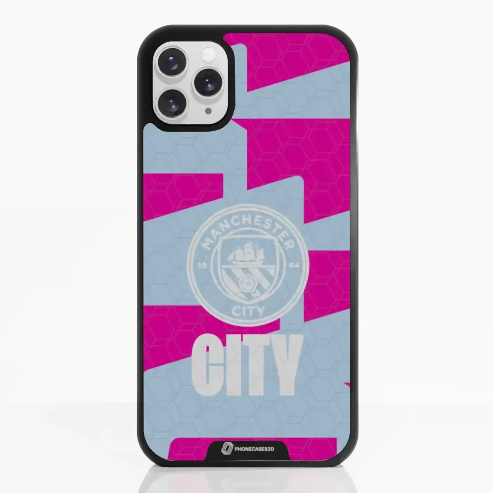 Manchester City Official 3D Phone Case – Flag Pattern - Image 3
