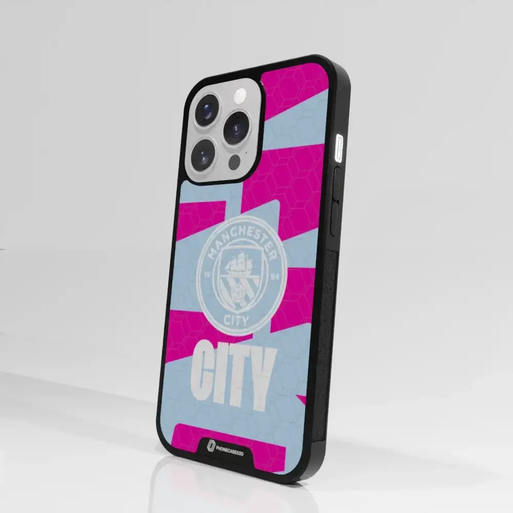 Manchester City Official 3D Phone Case – Flag Pattern - Image 82