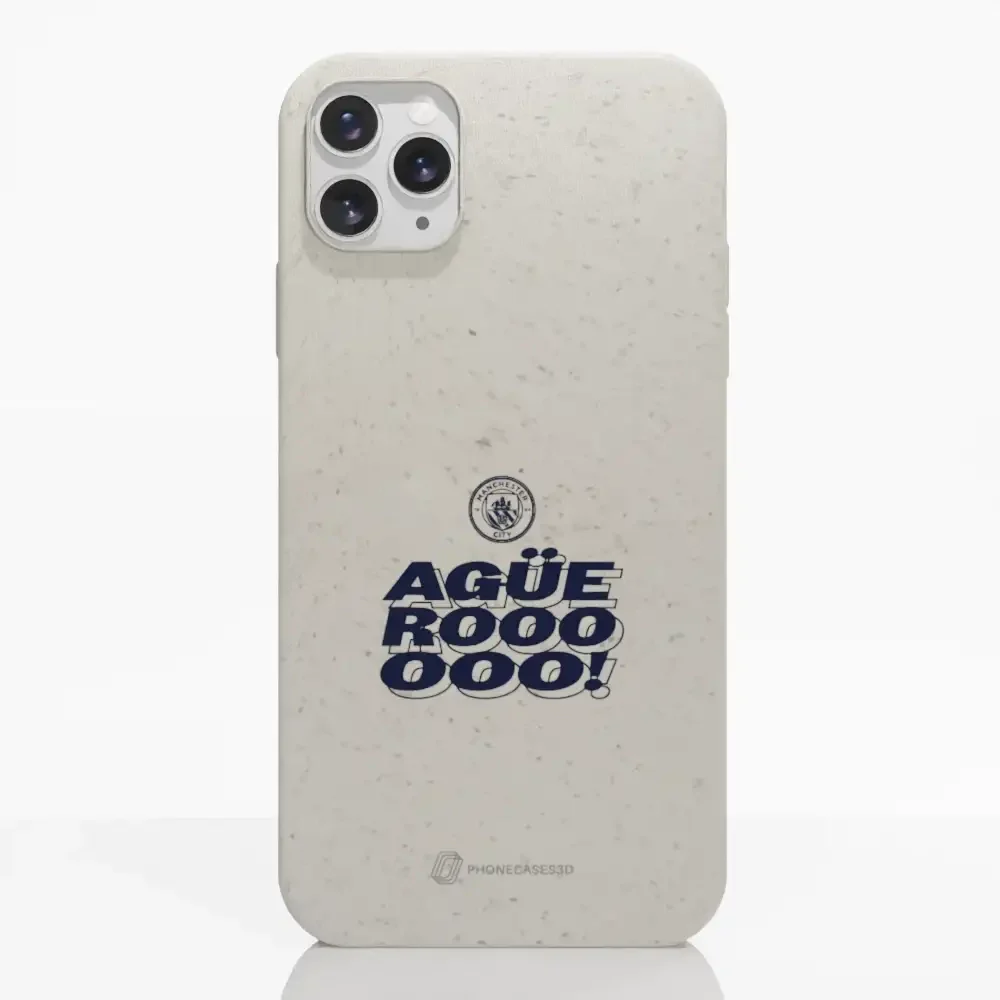 Manchester City Official Compostable Phone Case – Agüerooo! - Image 3