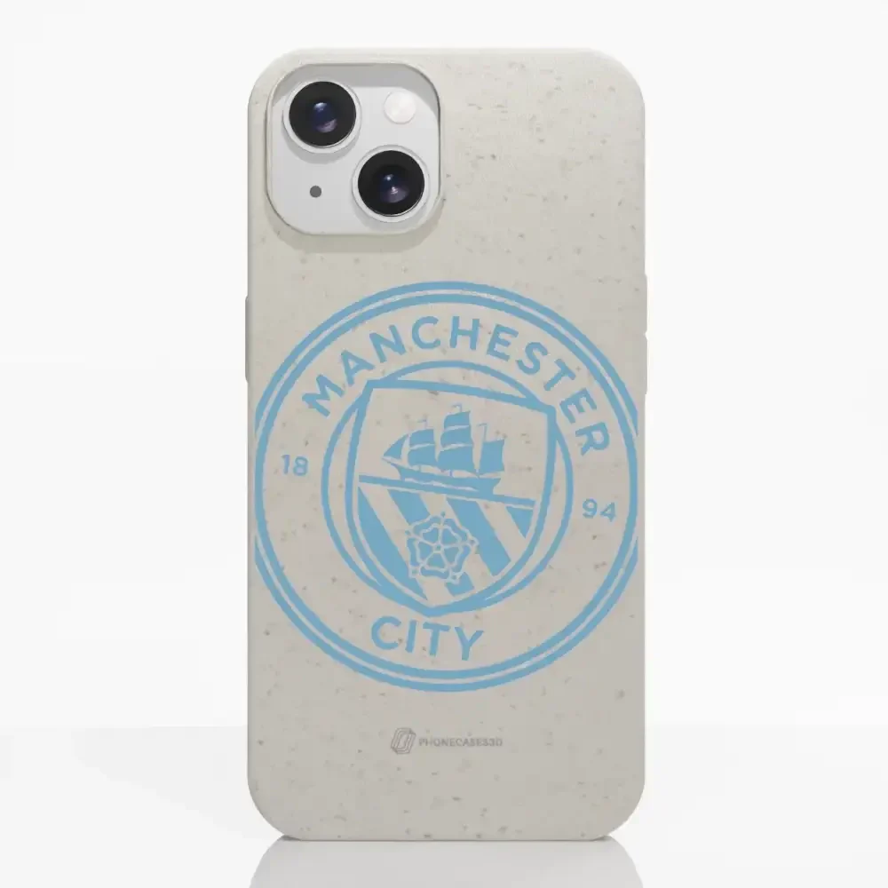 Manchester City Official Compostable Phone Case – Blue Tilted Crest - Image 14