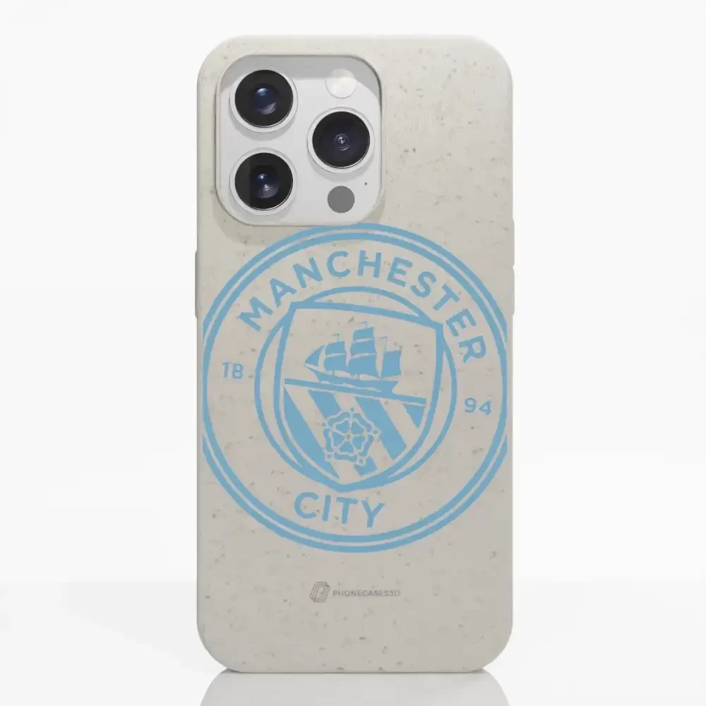 Manchester City Official Compostable Phone Case – Blue Tilted Crest - Image 21