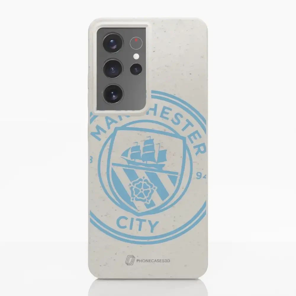 Manchester City Official Compostable Phone Case – Blue Tilted Crest - Image 26