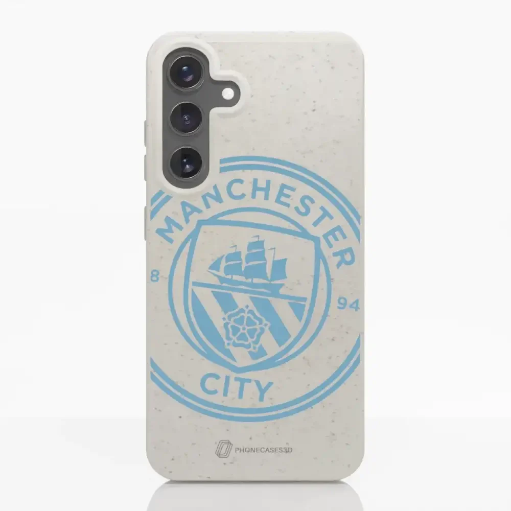 Manchester City Official Compostable Phone Case – Blue Tilted Crest - Image 34