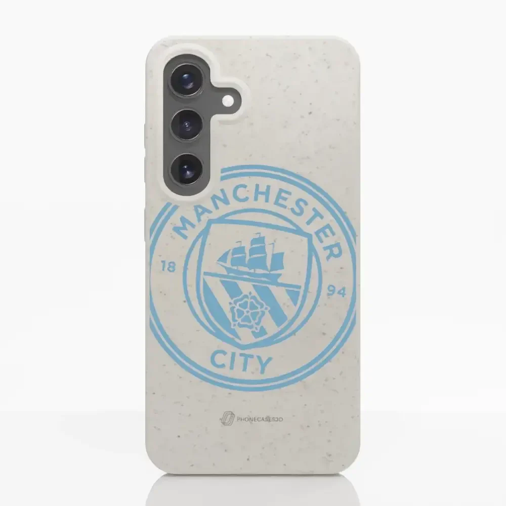 Manchester City Official Compostable Phone Case – Blue Tilted Crest - Image 36