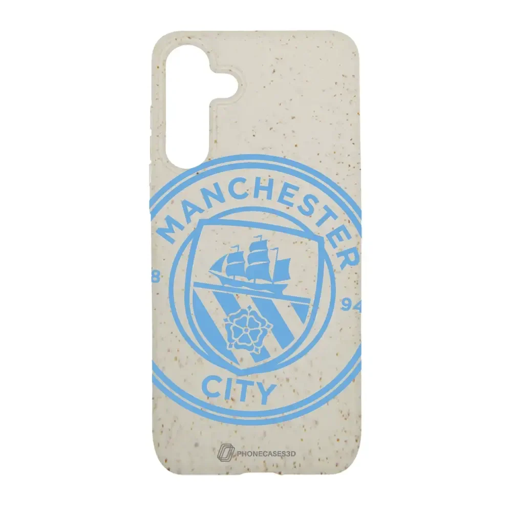 Manchester City Official Compostable Phone Case – Blue Tilted Crest - Image 44