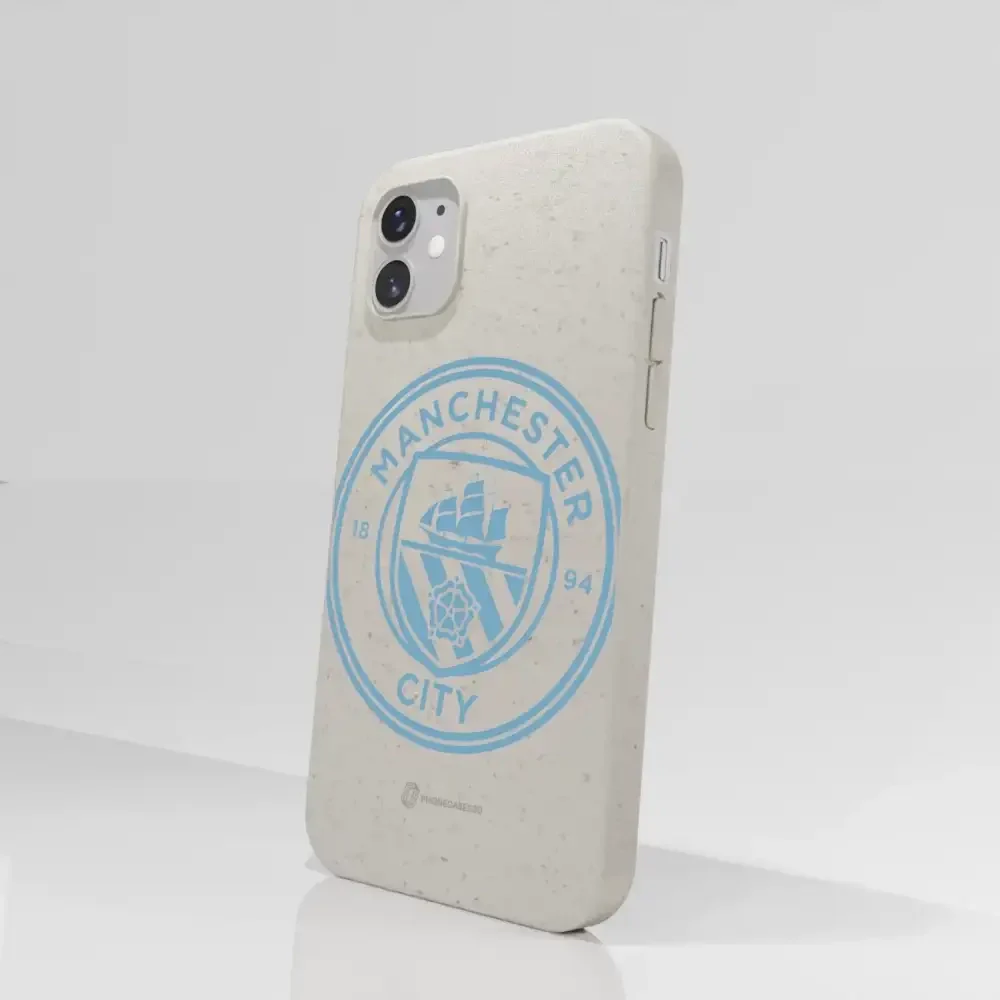 Manchester City Official Compostable Phone Case – Blue Tilted Crest - Image 47