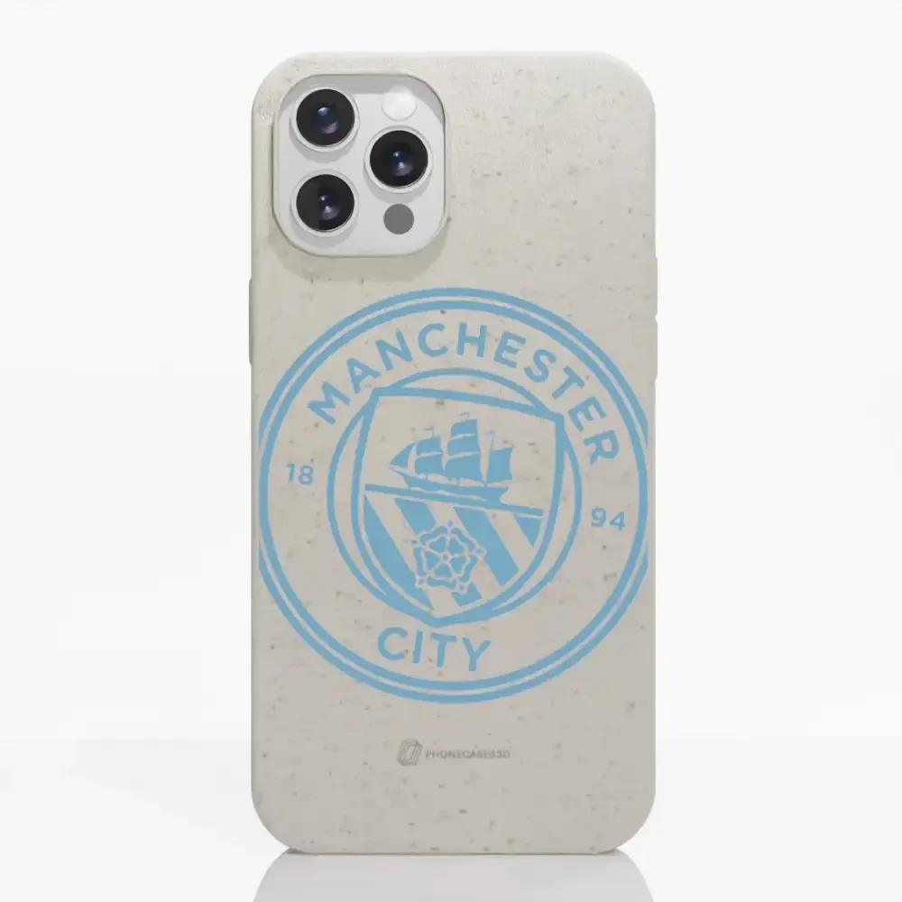 Manchester City Official Compostable Phone Case – Blue Tilted Crest - Image 5