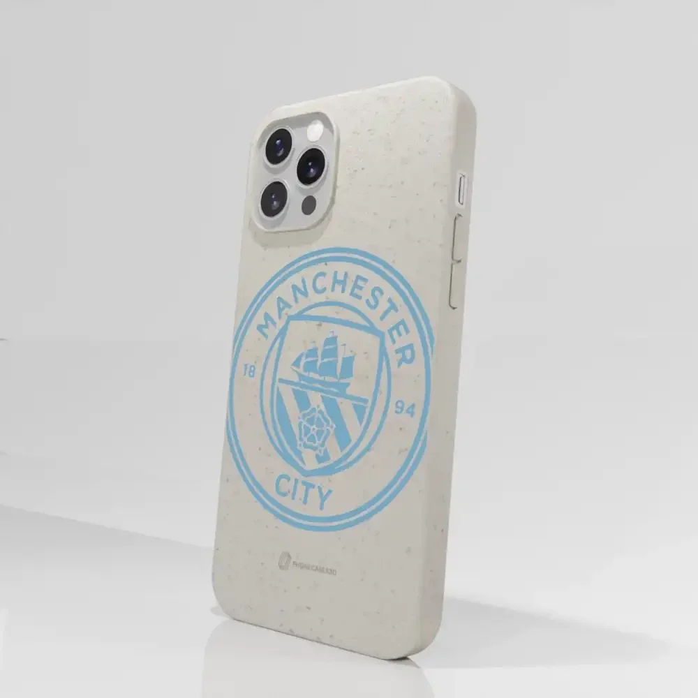 Manchester City Official Compostable Phone Case – Blue Tilted Crest - Image 51