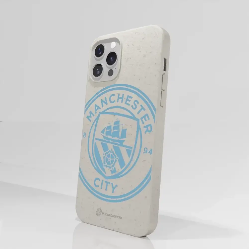 Manchester City Official Compostable Phone Case – Blue Tilted Crest - Image 52