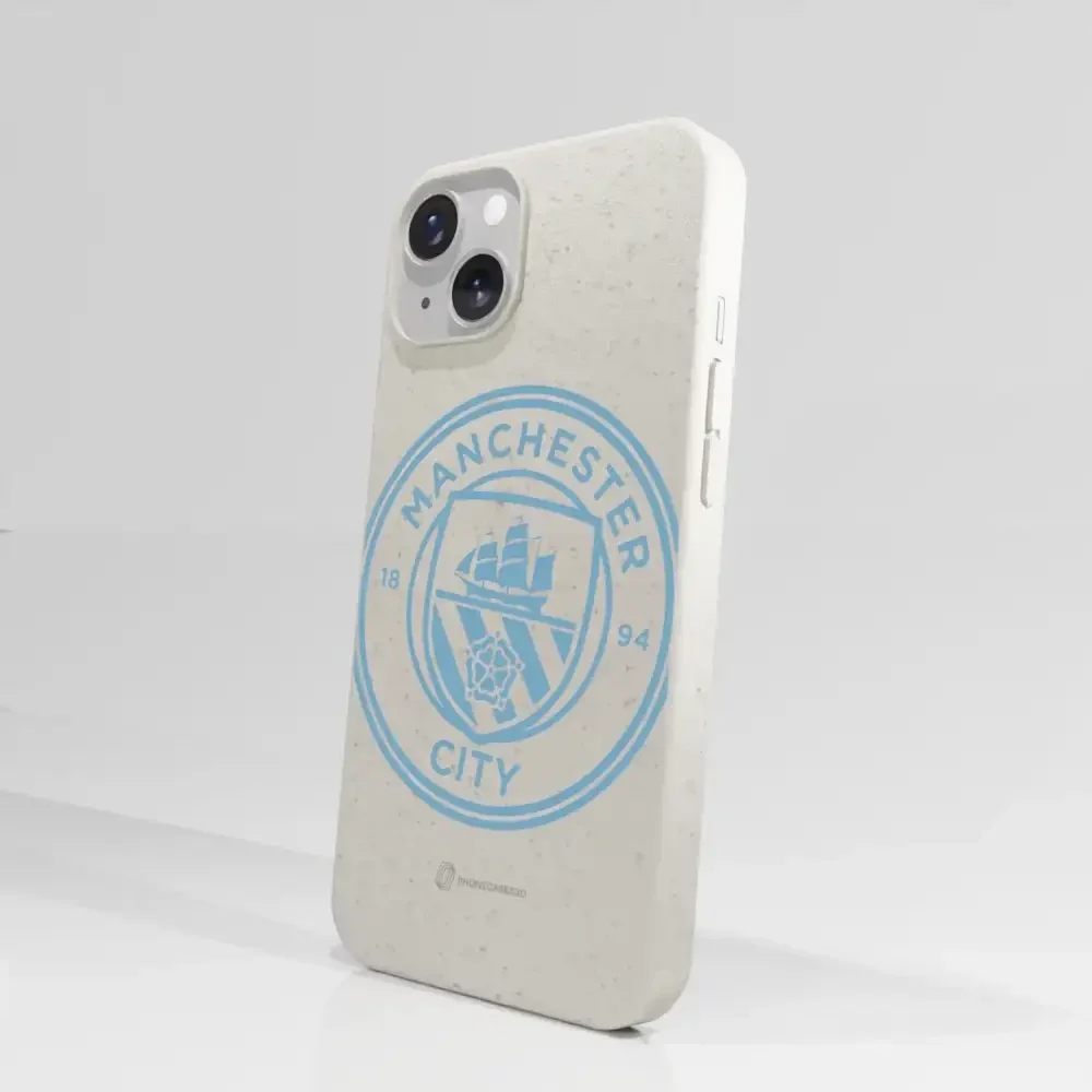 Manchester City Official Compostable Phone Case – Blue Tilted Crest - Image 56