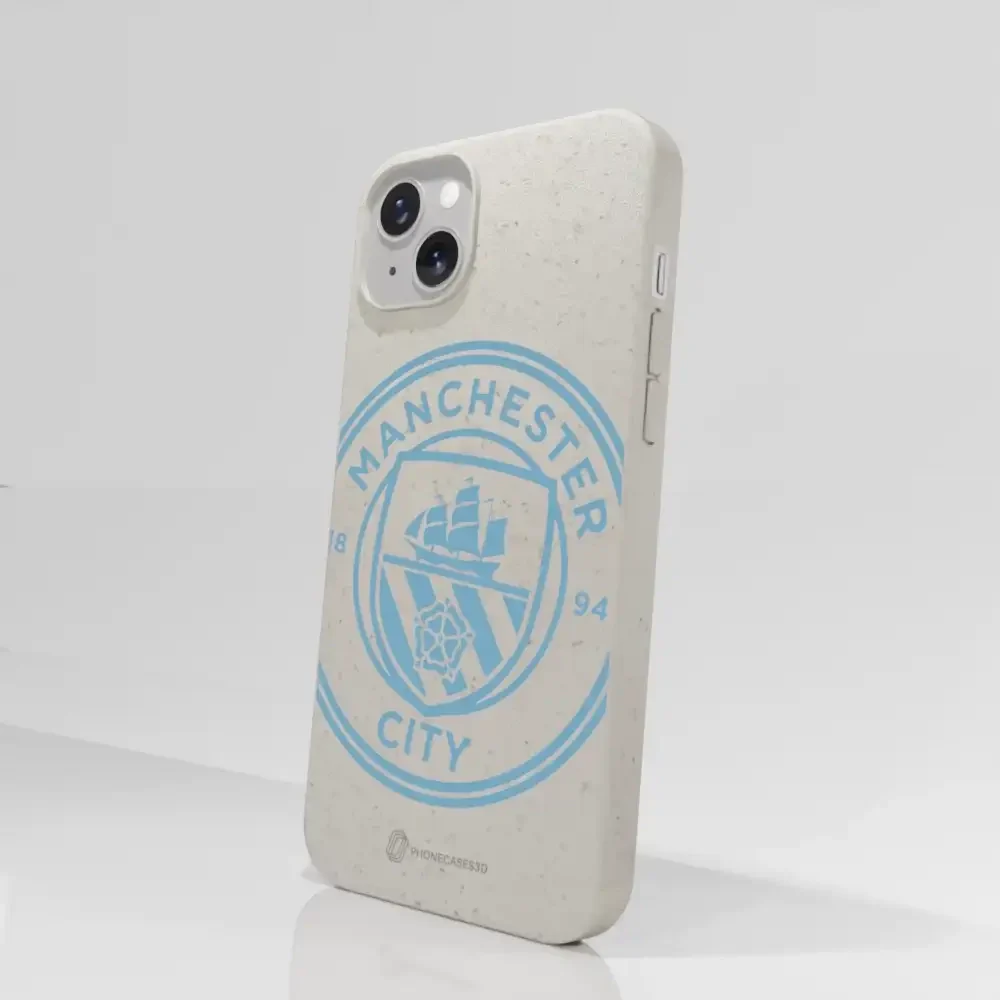 Manchester City Official Compostable Phone Case – Blue Tilted Crest - Image 57