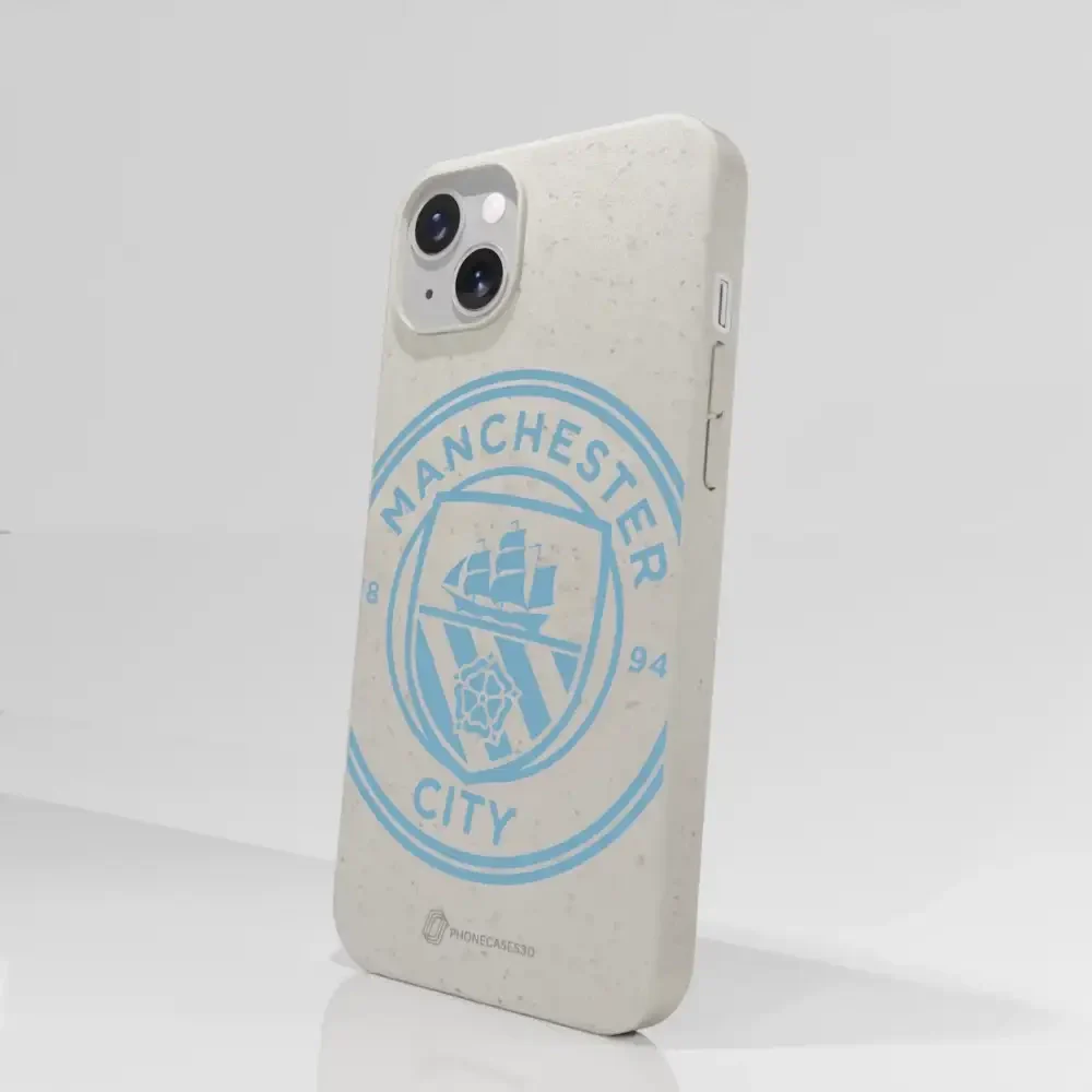 Manchester City Official Compostable Phone Case – Blue Tilted Crest - Image 61