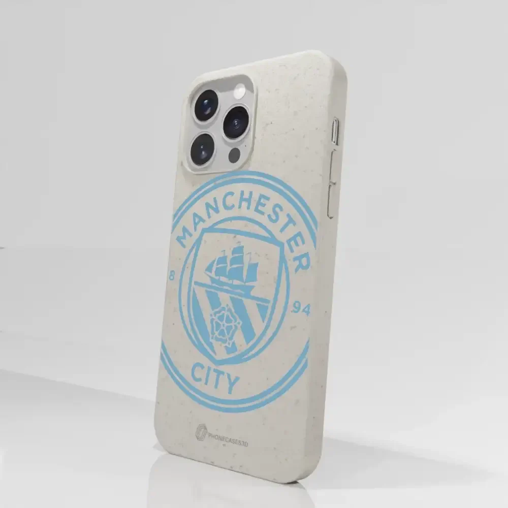 Manchester City Official Compostable Phone Case – Blue Tilted Crest - Image 63