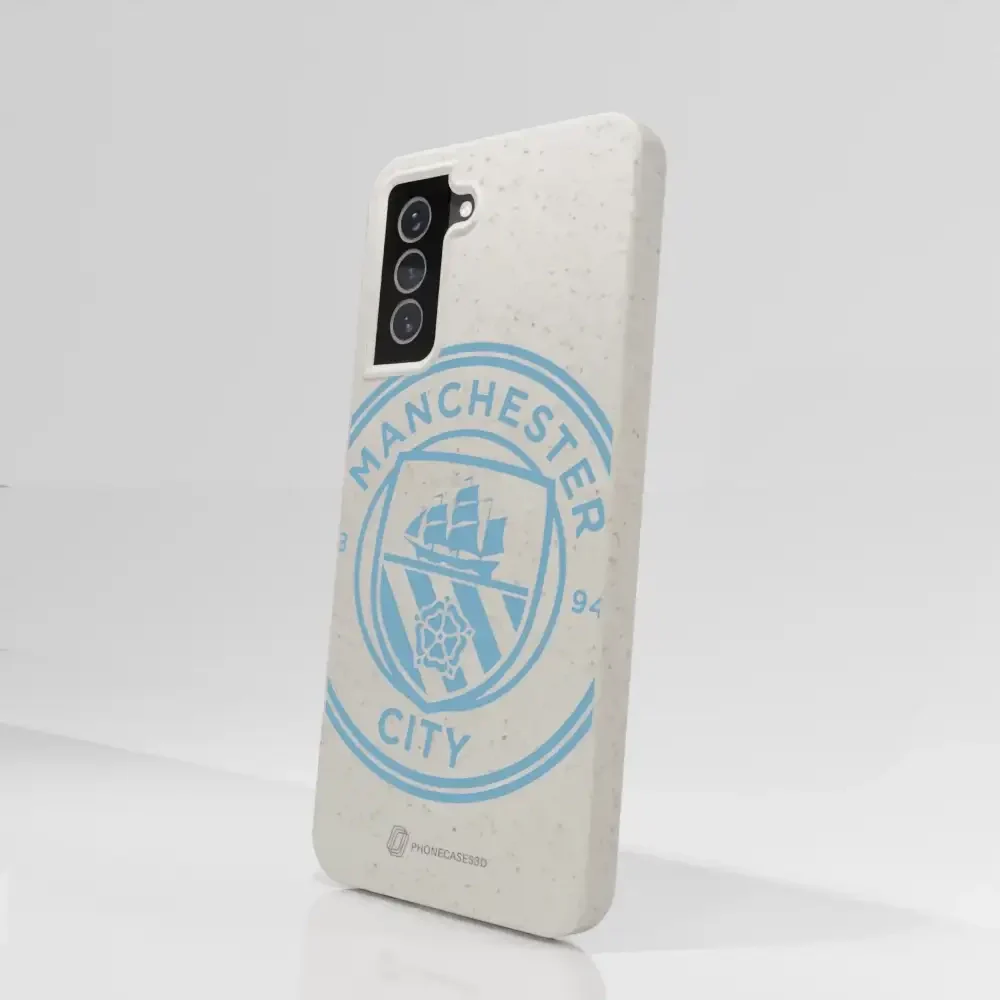 Manchester City Official Compostable Phone Case – Blue Tilted Crest - Image 70