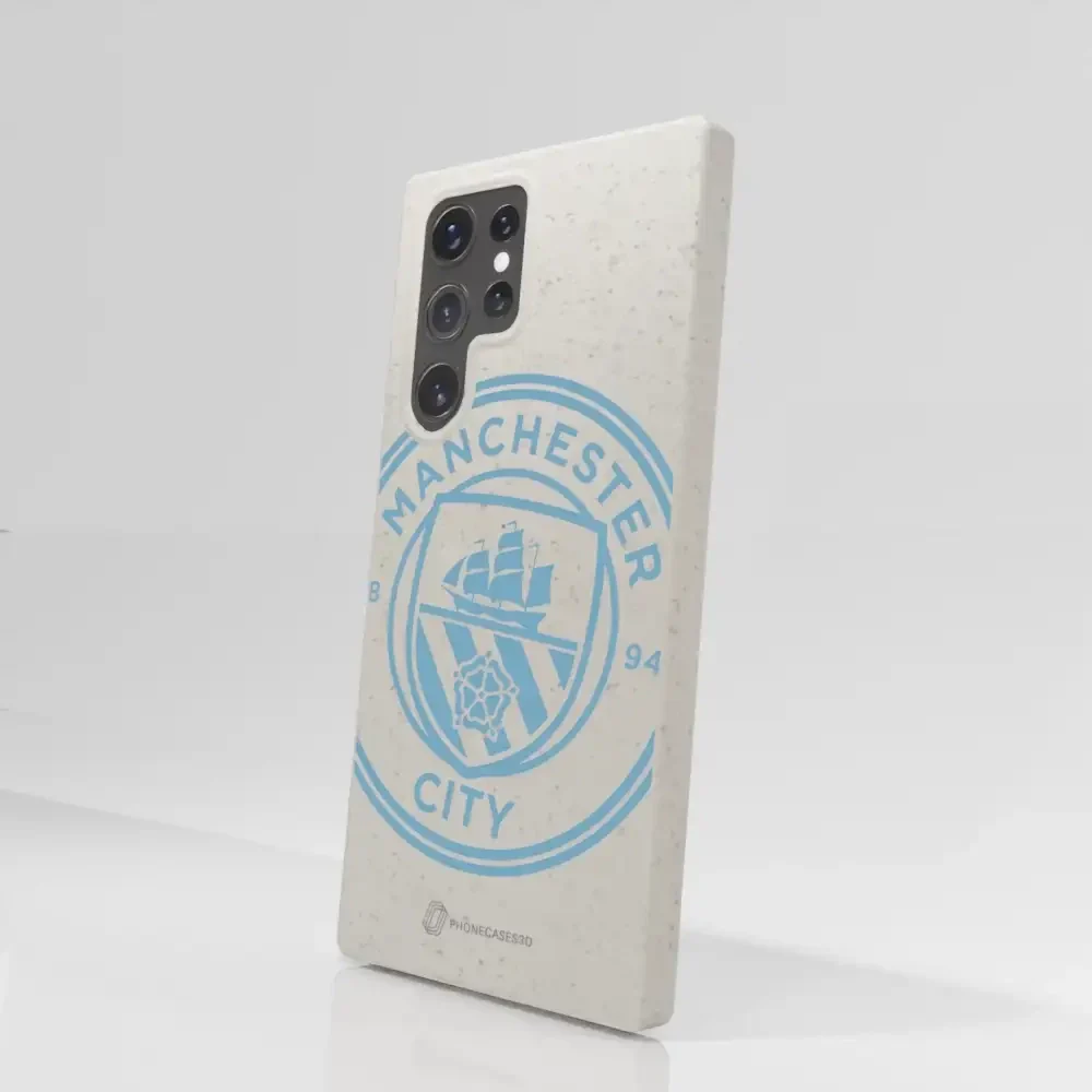 Manchester City Official Compostable Phone Case – Blue Tilted Crest - Image 74