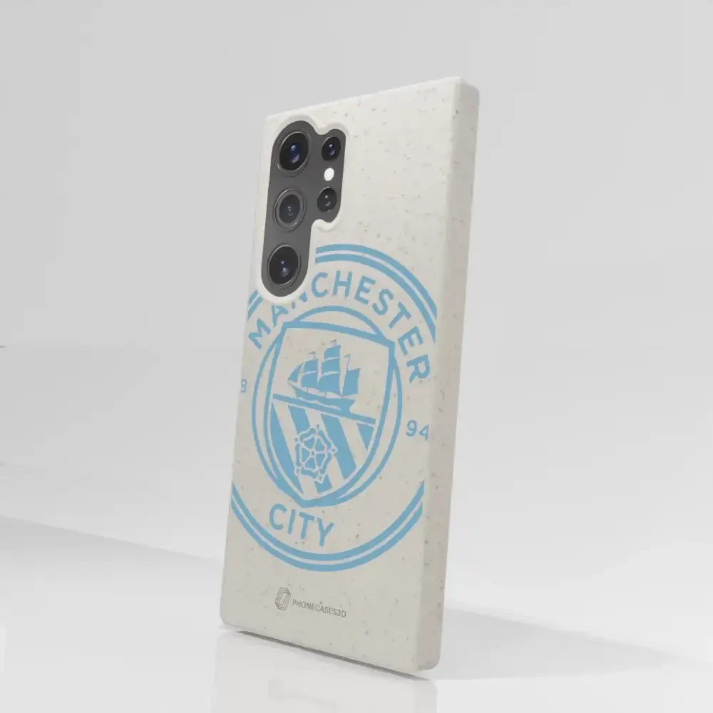 Manchester City Official Compostable Phone Case – Blue Tilted Crest - Image 77