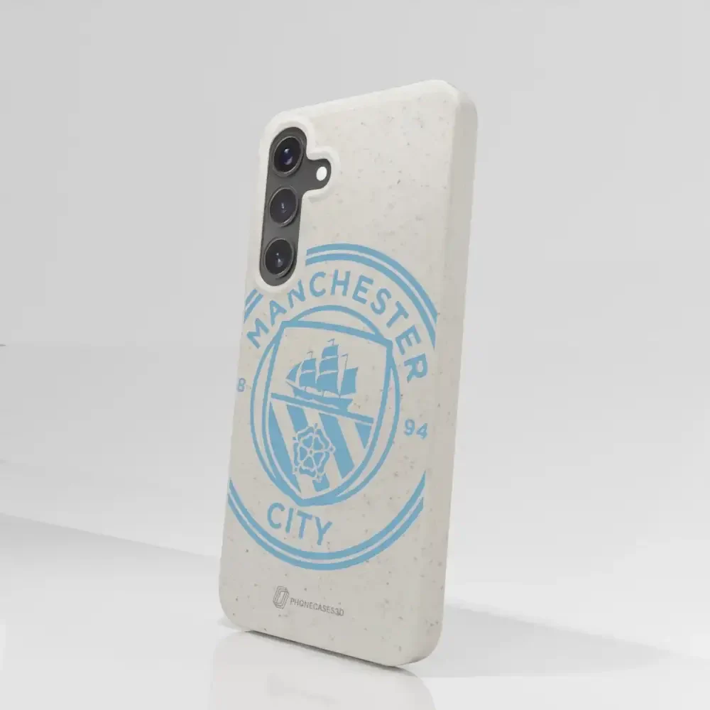 Manchester City Official Compostable Phone Case – Blue Tilted Crest - Image 82