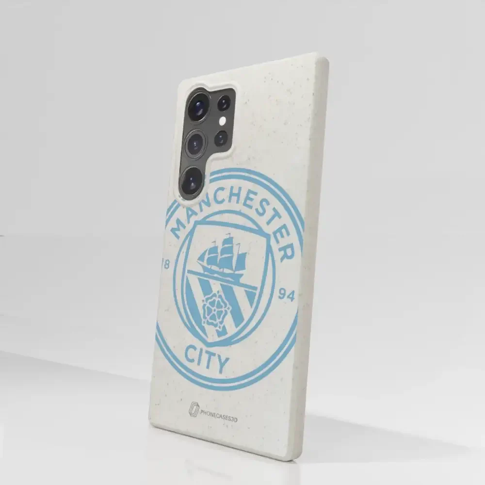 Manchester City Official Compostable Phone Case – Blue Tilted Crest - Image 83