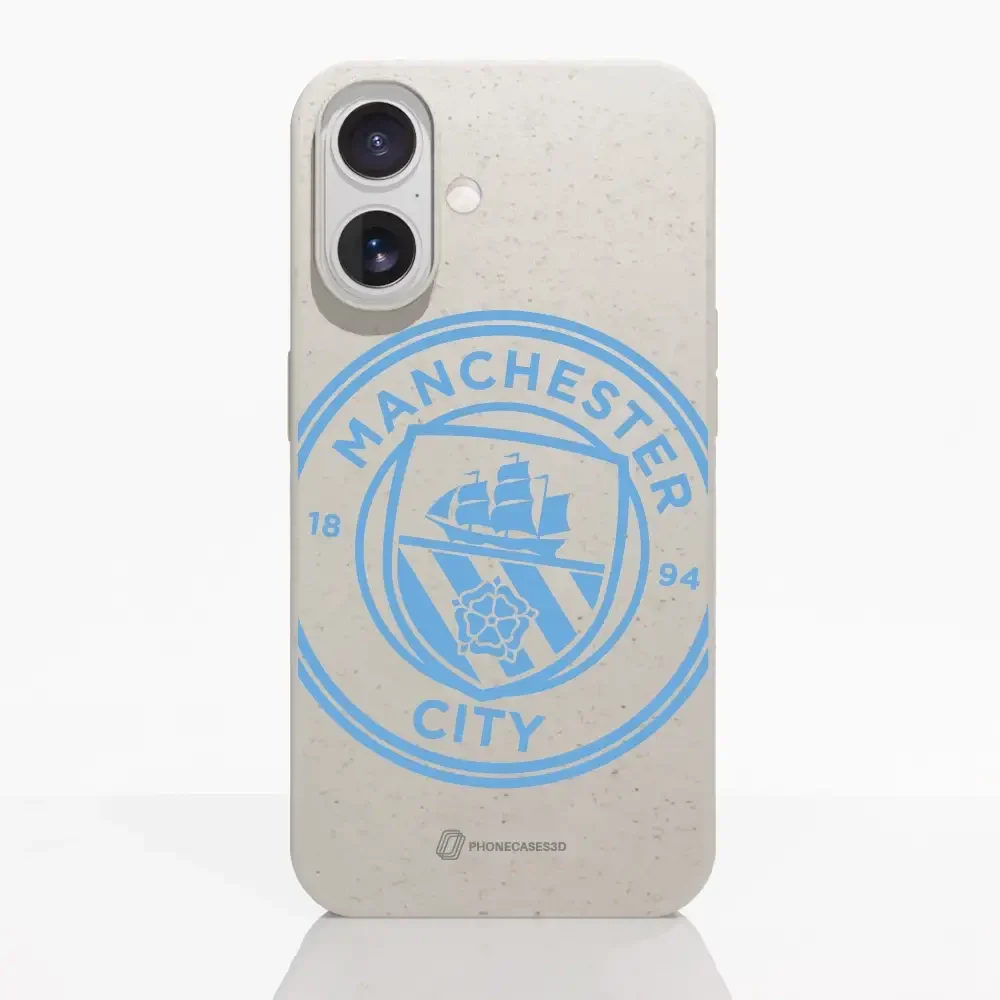 Manchester City Official Compostable Phone Case – Blue Tilted Crest - Image 84